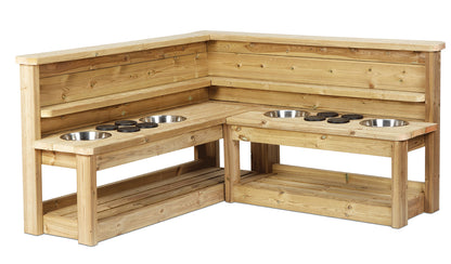 Outdoor Küche Eckküche 150 cm, Arbeitshöhe 49 cm