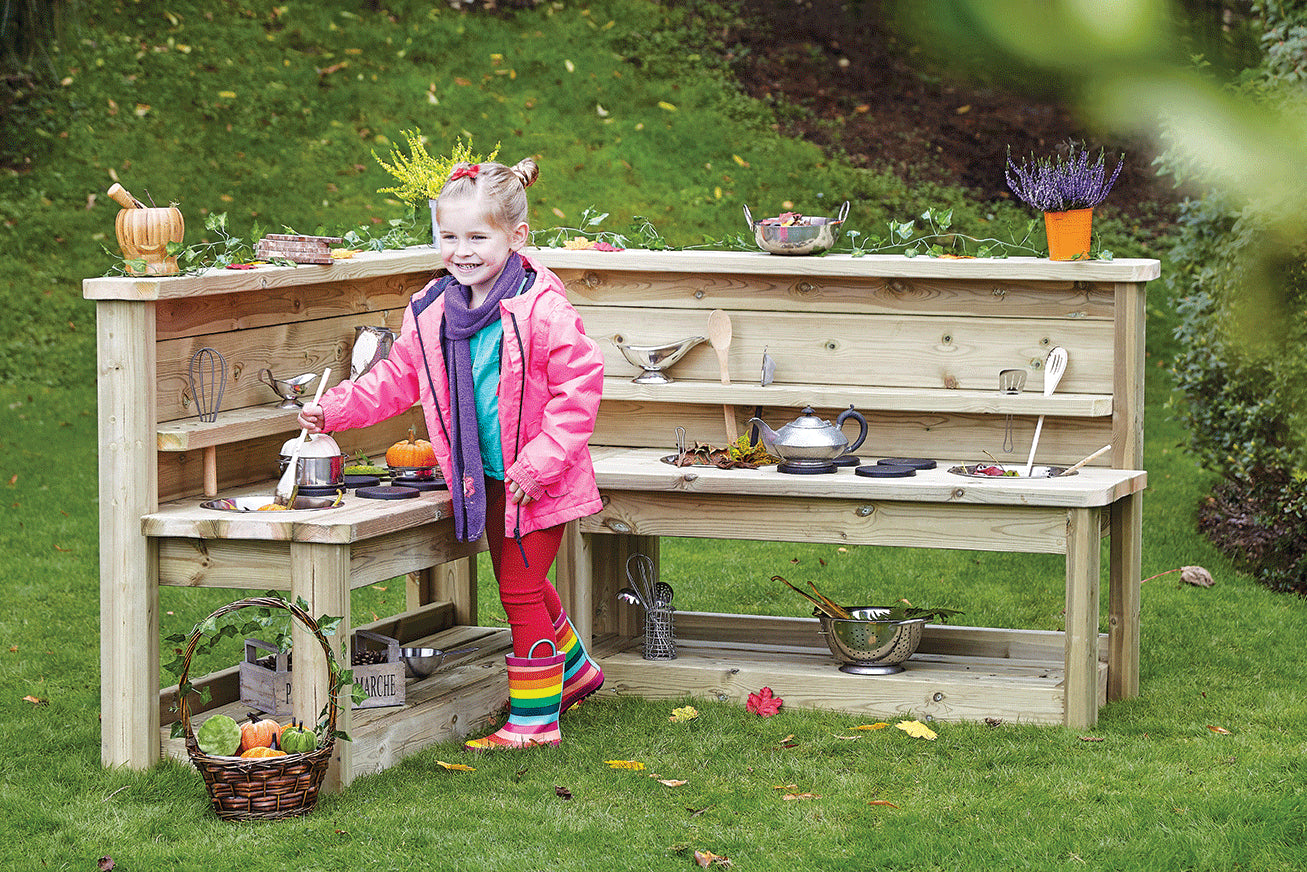 Outdoor Küche Eckküche 150 cm, Arbeitshöhe 49 cm