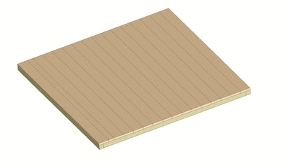 Bodenplatte für Tipi Kleiner Bison