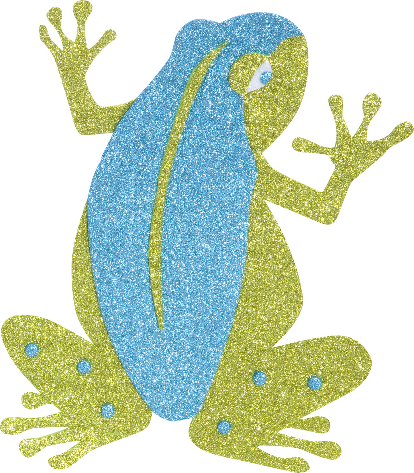 Glitter-Moosgummi MIX 1, selbstklebend 5 Bogen