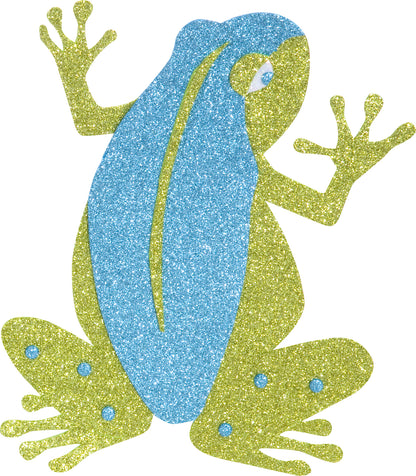 Glitter-Moosgummi MIX 1, selbstklebend 5 Bogen