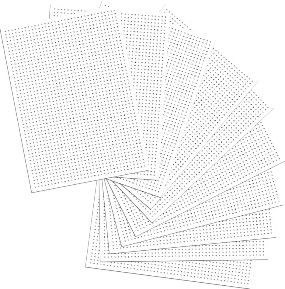 Papier à broder blanc, 40 feuilles