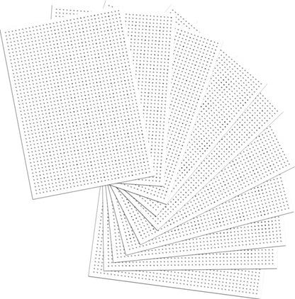 Papier à broder blanc, 40 feuilles