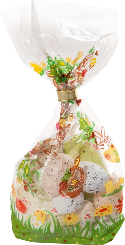 Zellglasbeutel mit Osterdruck 11,5x19 cm