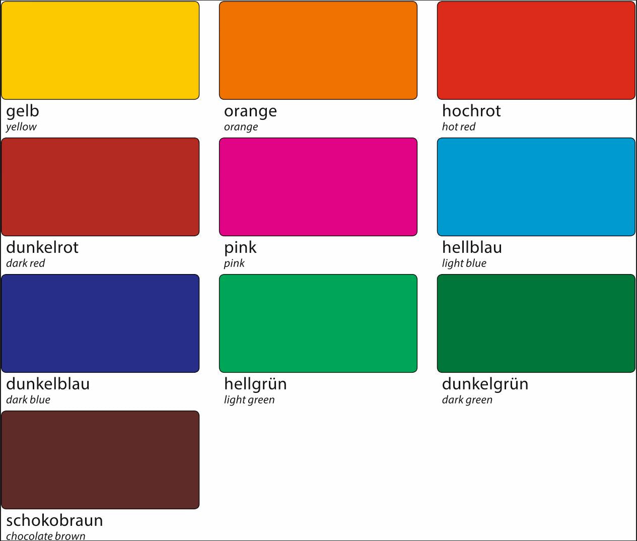 Fensterfolie 35x50 10 Bogen 10Fb.