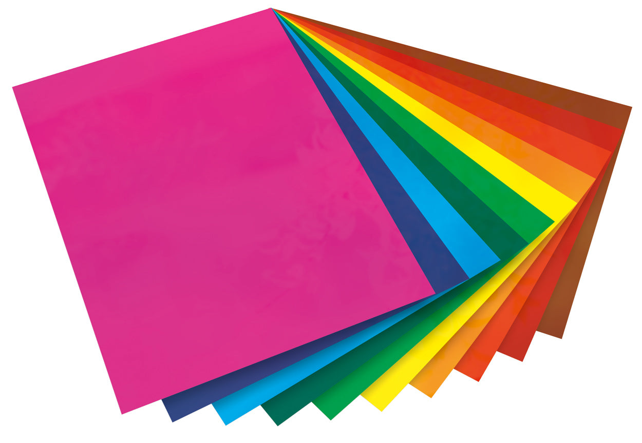 Film transparent pour vitres, 10 couleurs assorties