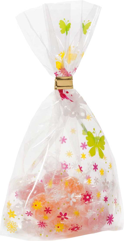 Bodenbeutel mit Frühjahrsdruck 11,5 x 19cm