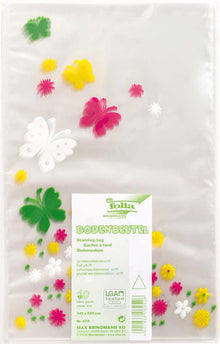 Bodenbeutel mit Frühjahrsdruck 11,5 x 19cm