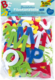 Filzstanzteile Buchstaben 150 St. selbstklebend