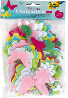 Filzstanzteile 112 Frühjahrsmotive selbstklebend