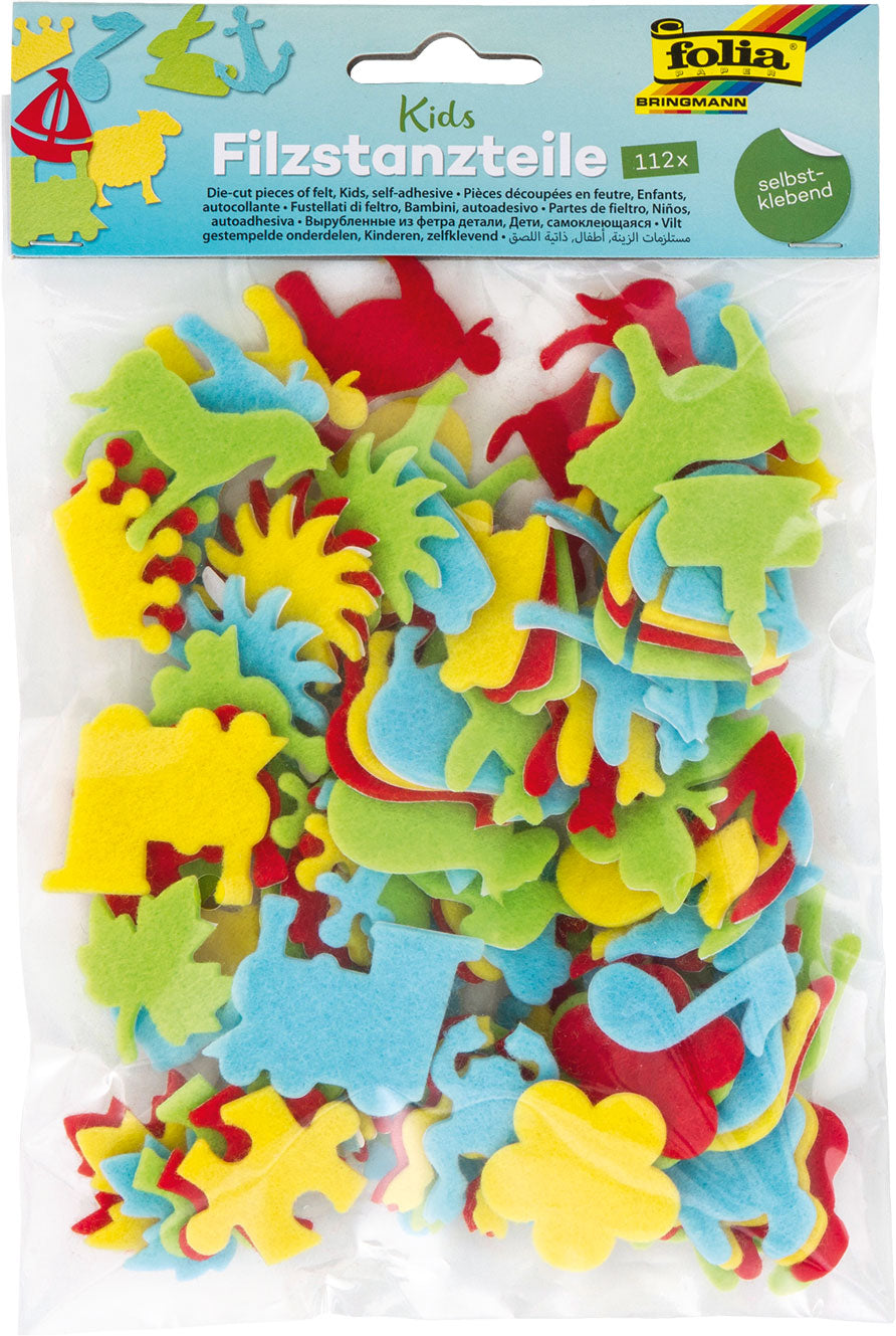 Filzstanzteile Kids 112 St. selbstklebend