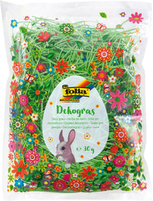 Ostergras Dekogras  aus Papier 30 g grün