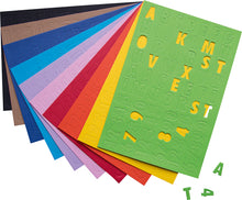 Fotokarton Stanzteile BUCHSTABEN & ZAHLEN