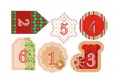 Adventskalender Jutesäckchen aus Polyester