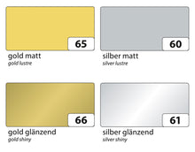 Fotokarton 300g/m², 50 x 70 cm gold/silber 10 Bogen