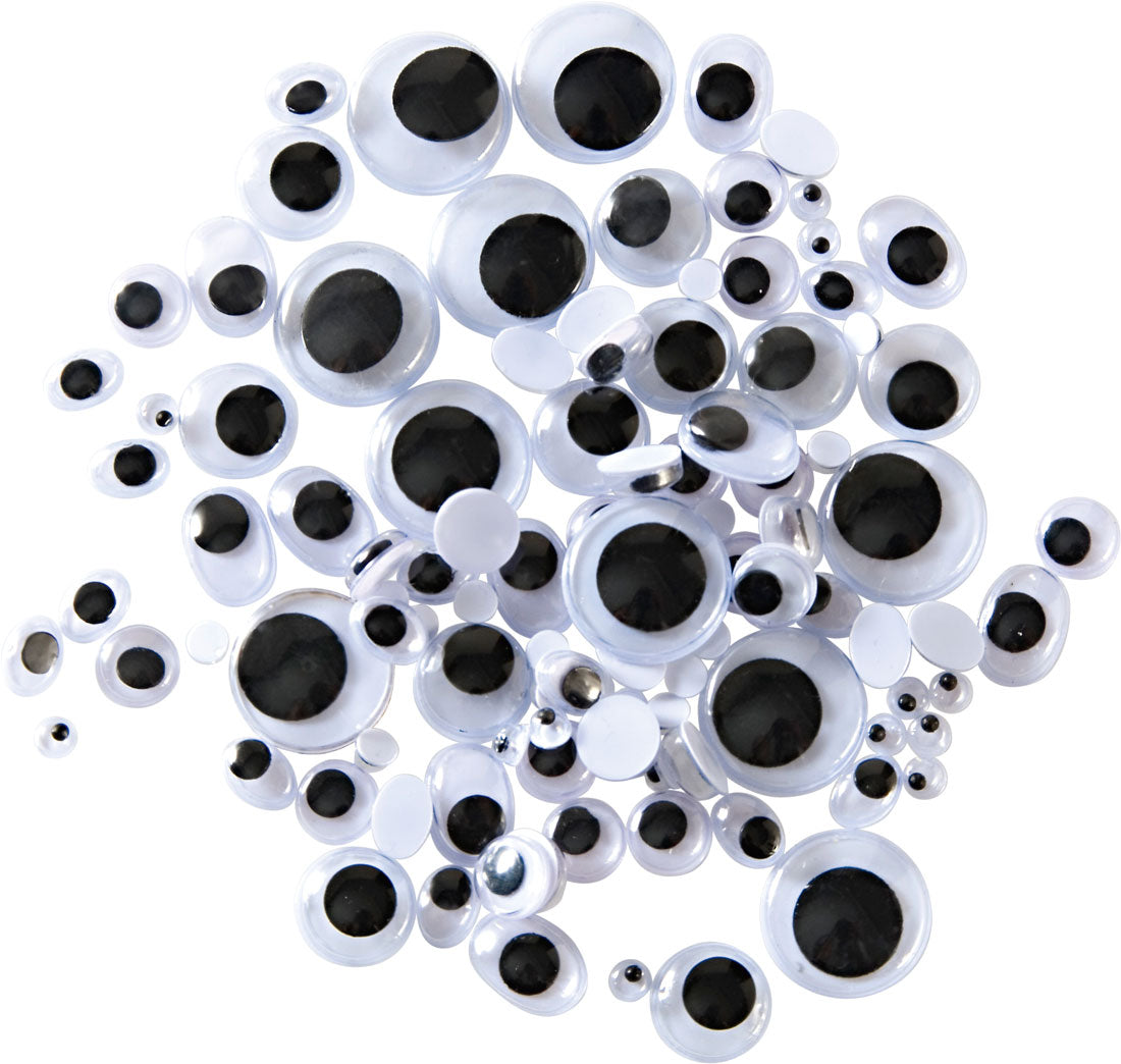 Wackelaugen rund 3 mm 100 Stück