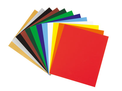 Papier caoutchouté coloré, 60 feuilles de couleurs assorties