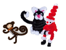 Chenilledraht Großpack (Pfeifenputzer)  200er 10 Farben