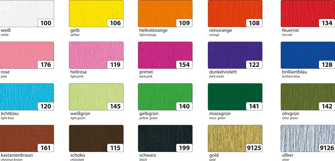 Bastelkrepp 10 Rollen