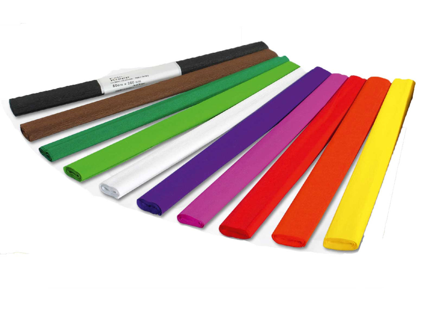 Bastelkrepp 10 Rollen MIX