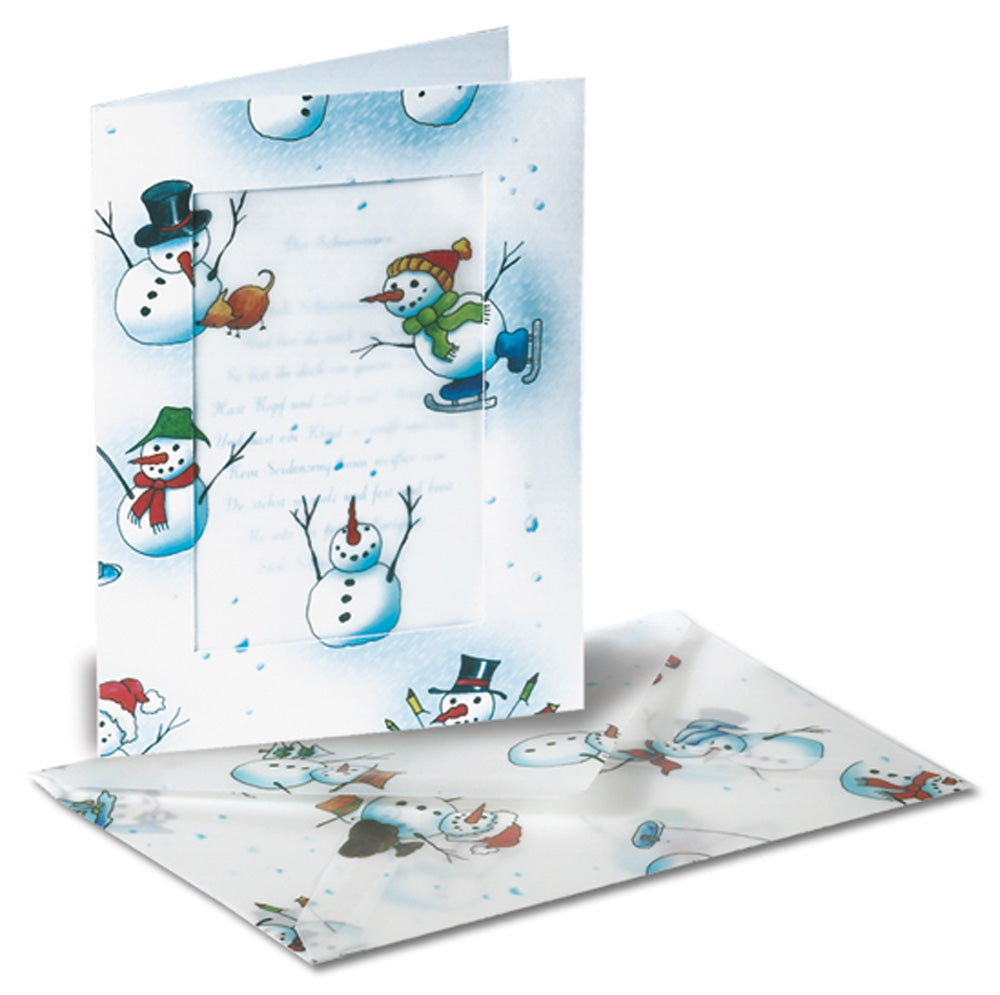 Transparentpapier WEIHNACHTEN/2 5 Rollen je Motiv