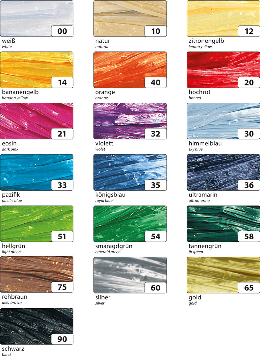 Raffia-Naturbast - Bündel a'50 g