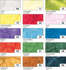 Strohseide Faserseide 47x64cm 10 Bogen