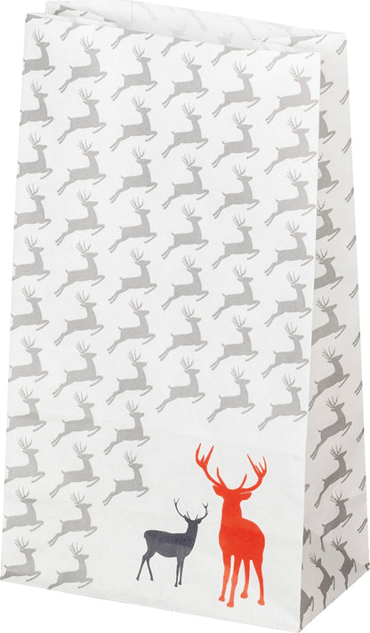 Adventskalender Papiertüten mit Stickern