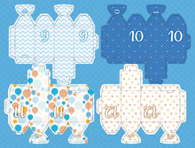 Adventskalender zum Basteln Rentierschlitten