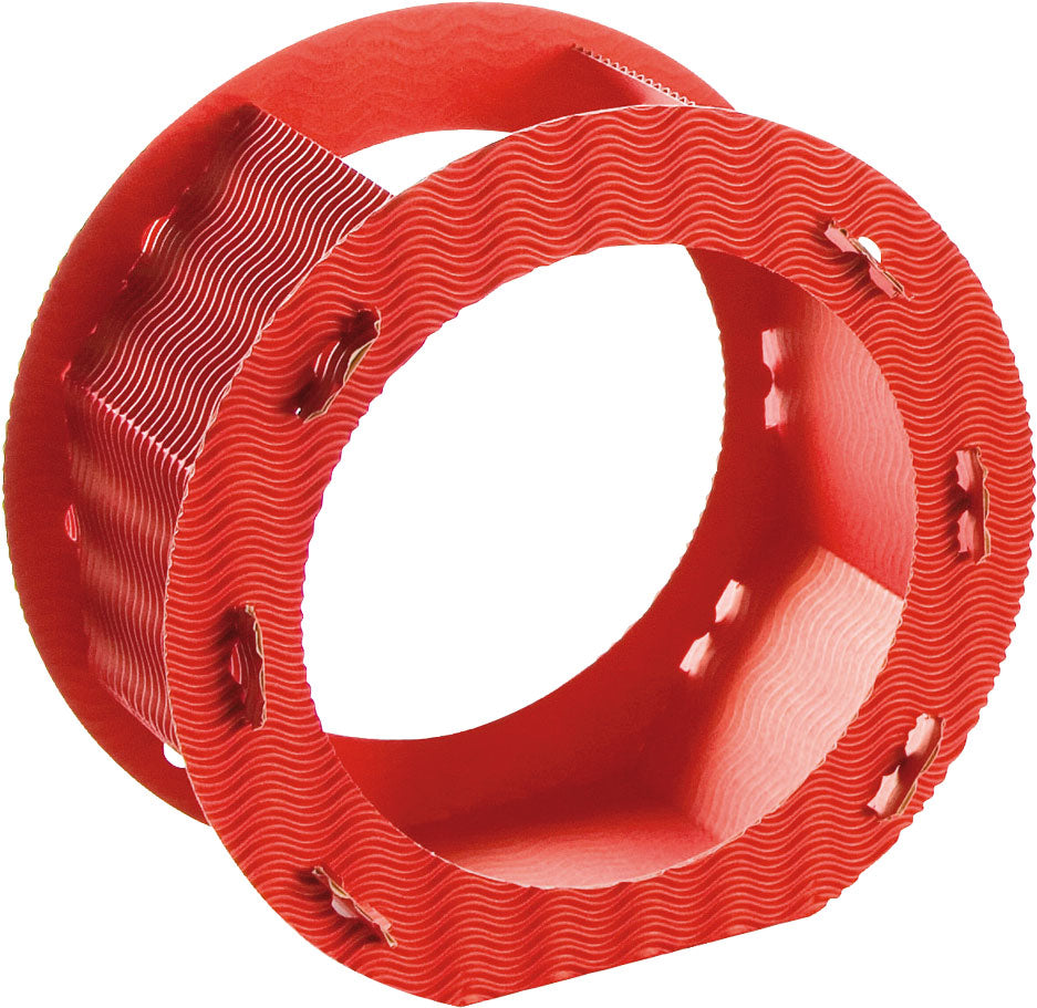 Rundlaternen-Rohling aus 3D-Welle 5 St.