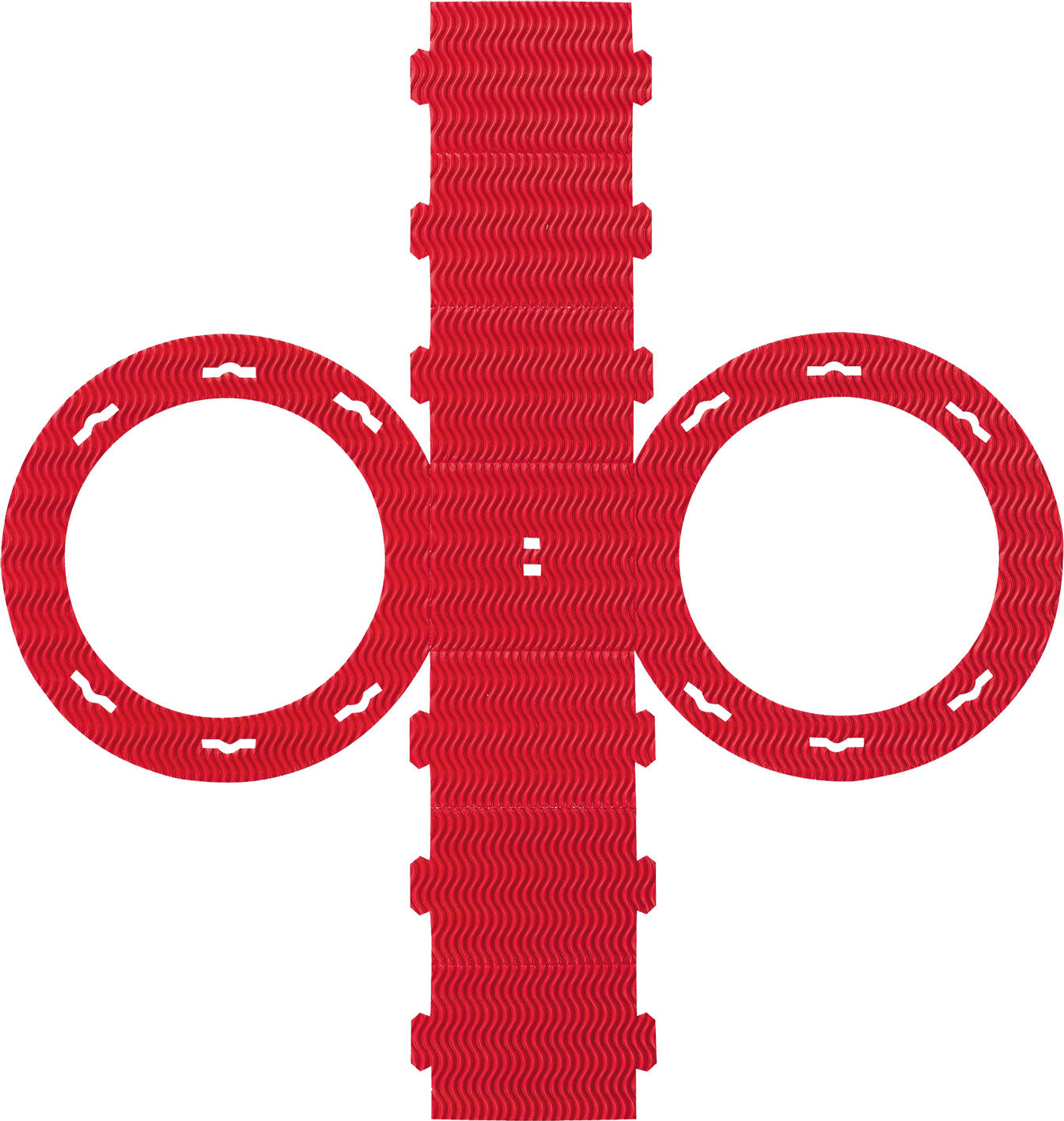 Rundlaternen-Rohling aus 3D-Welle 5 St.