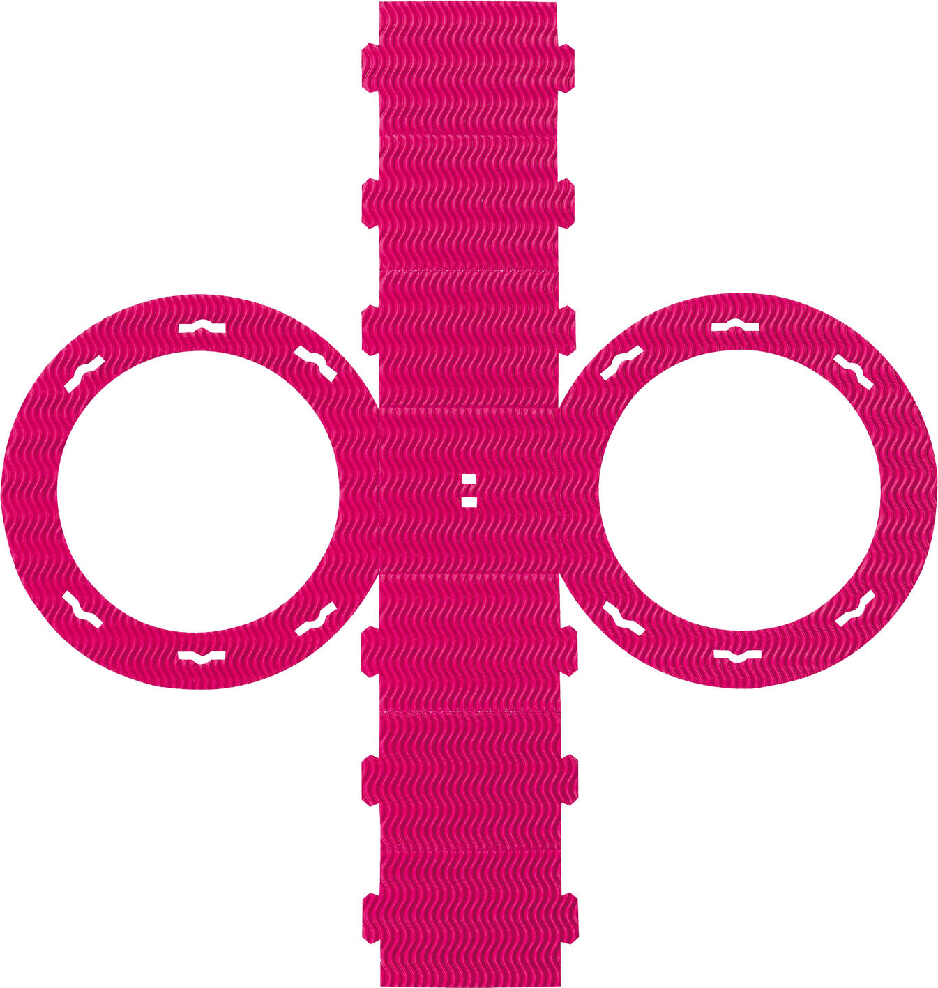 Rundlaternen-Rohling aus 3D-Welle 5 St.