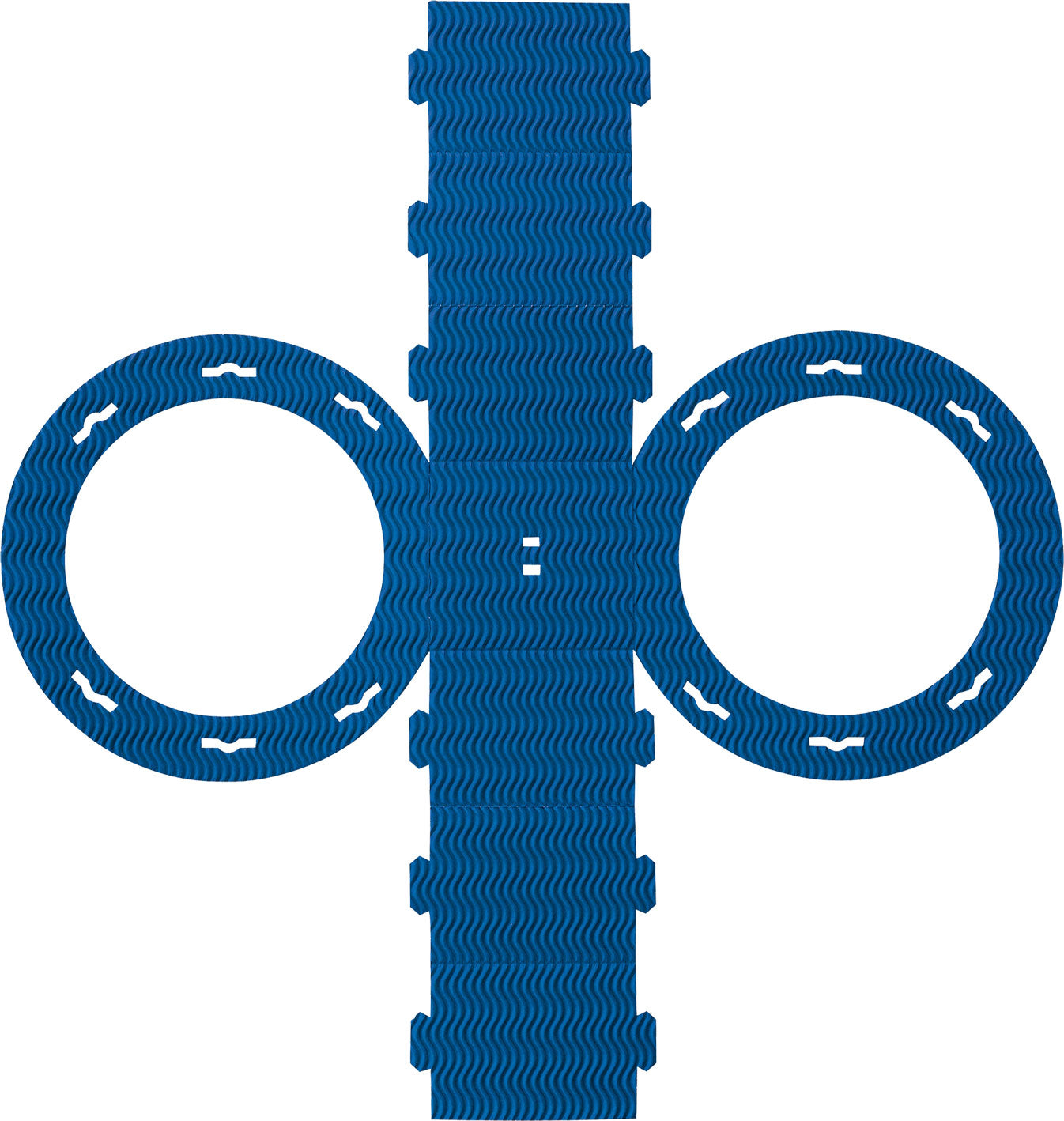 Rundlaternen-Rohling aus 3D-Welle 5 St.