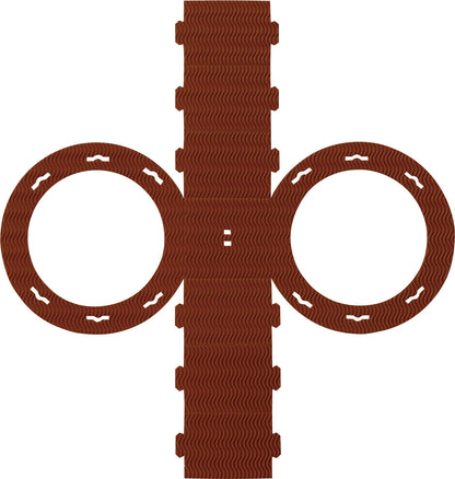 Rundlaternen-Rohling aus 3D-Welle 5 St.