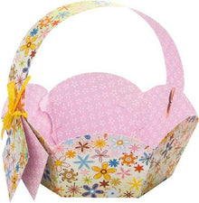 Paniers cadeaux avec poignées, 24 pièces, 3 modèles assortis