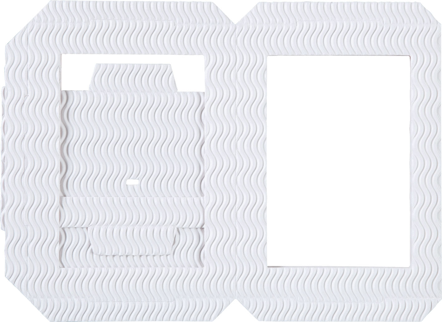 Laternenrohlinge aus 3D-Welle eckig