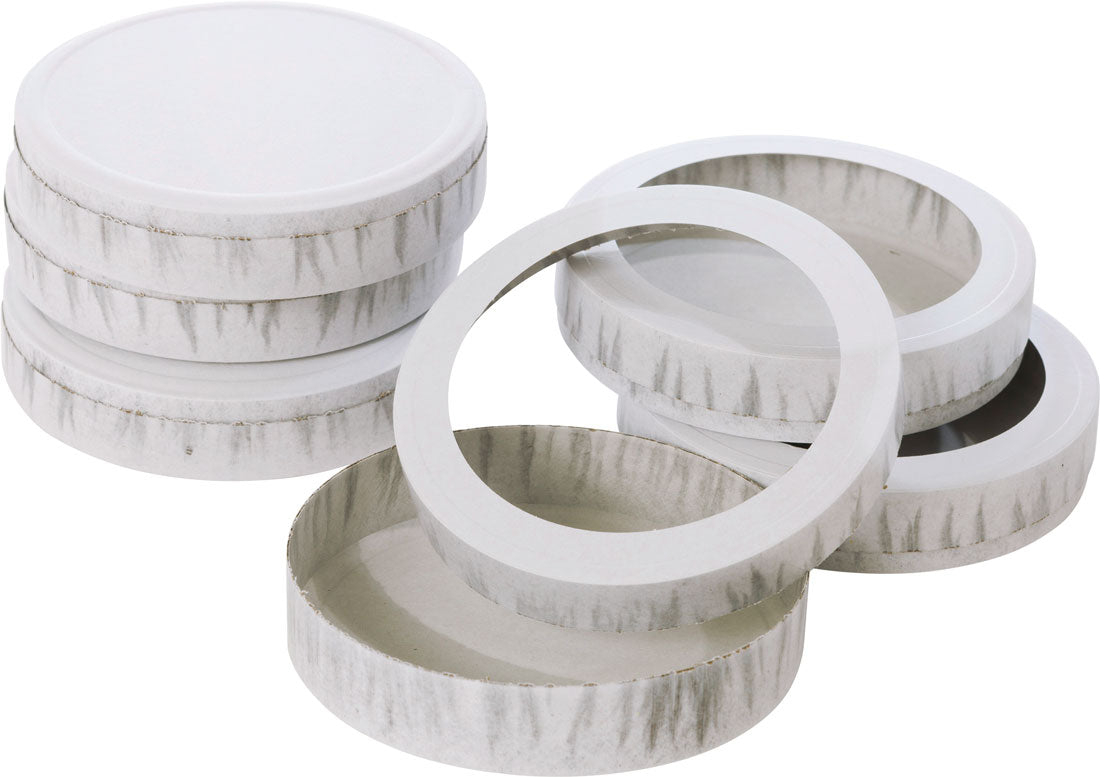 Käseschachteln 10 Paar versch. Größen