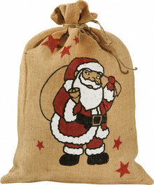 Jutesack Natur Nikolaus 35 x 50 cm 10er-Set