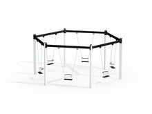 Hexagon Schaukel Silber