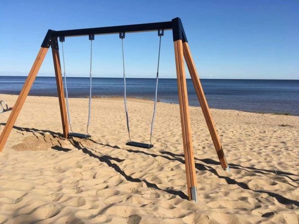 Doppelt Schaukel mit zwei Sitzen