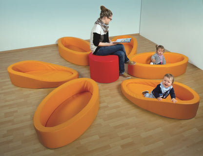 Schlafblume mit hohem Rand