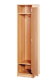 Garderoben-Beistellschrank mit Tür und Ablagen