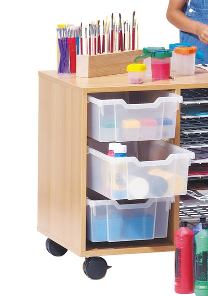 Papier- und Bastelwagen fahrbar