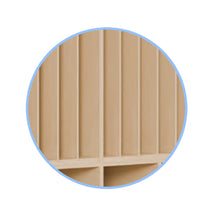 Durchgehende Trennwände für Liegepolsterschränke