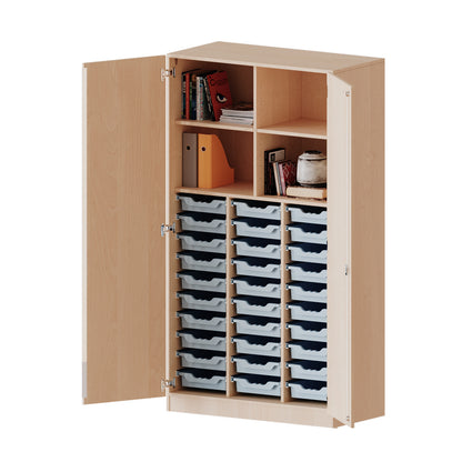Tall cabinet with 30 ErgoTray boxes "M"