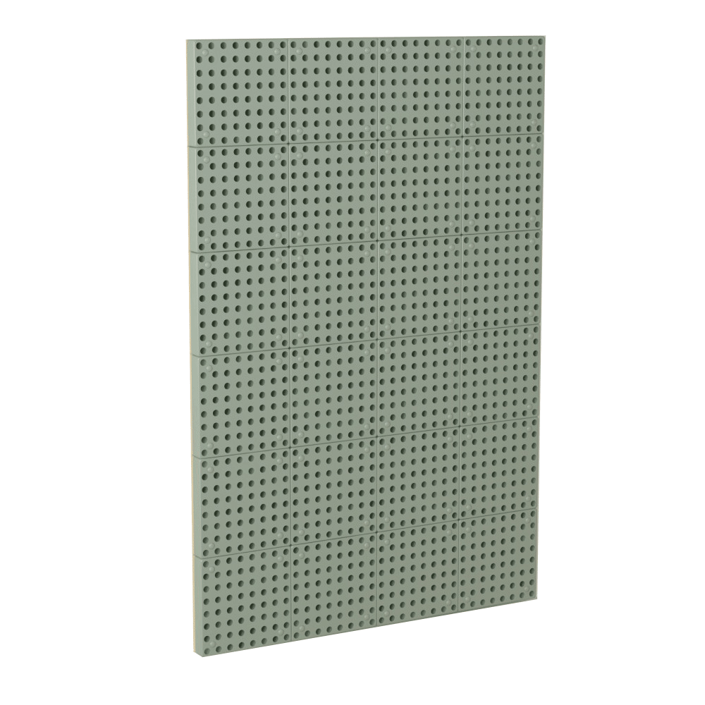 Wandspielplatte Outdoor  120 x 80 x 5 cm aus wetterfestem HDPE-Kunststoff