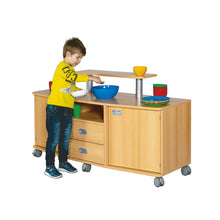 Frühstückstheke auf Rollen