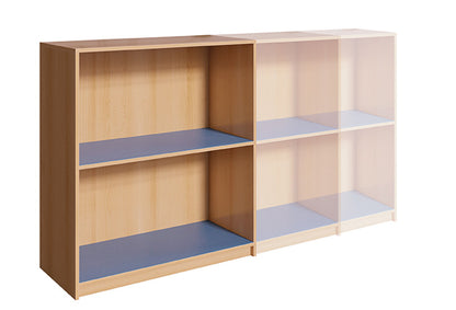 Regal für Schulranzen 145 cm breit für ca. 8 Trollys