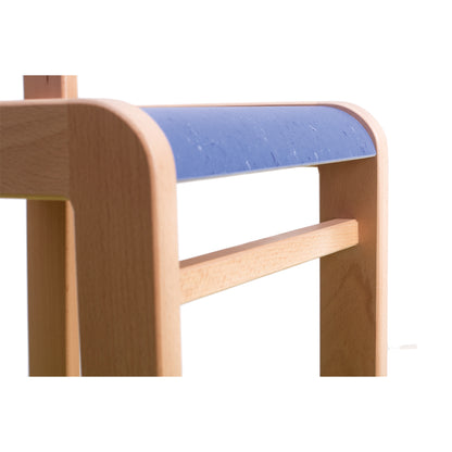 Chaise empilable LIMBI avec surface stratifiée