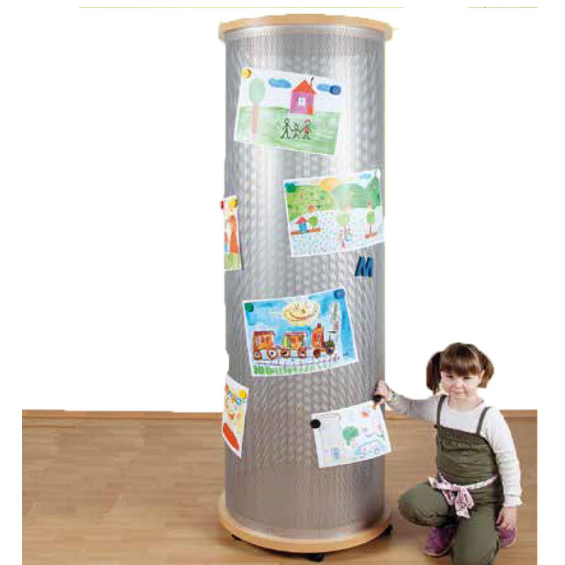 Lochblechsäule, fahrbar